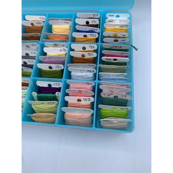 DMC Assorted Embroidery Floss Skeins with Organizer for Cross Stitch - Picture 3 of 11